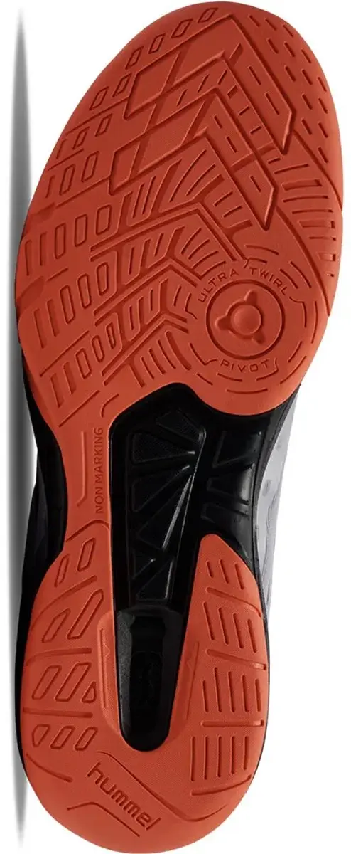 Hummel Handball Speed Court 228236 Hallenschuhe - 45 - Wit/Zwart/Rood