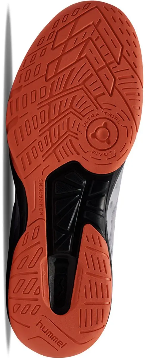 Hummel Handball Speed Court 228236 Hallenschuhe - 45 - Wit/Zwart/Rood