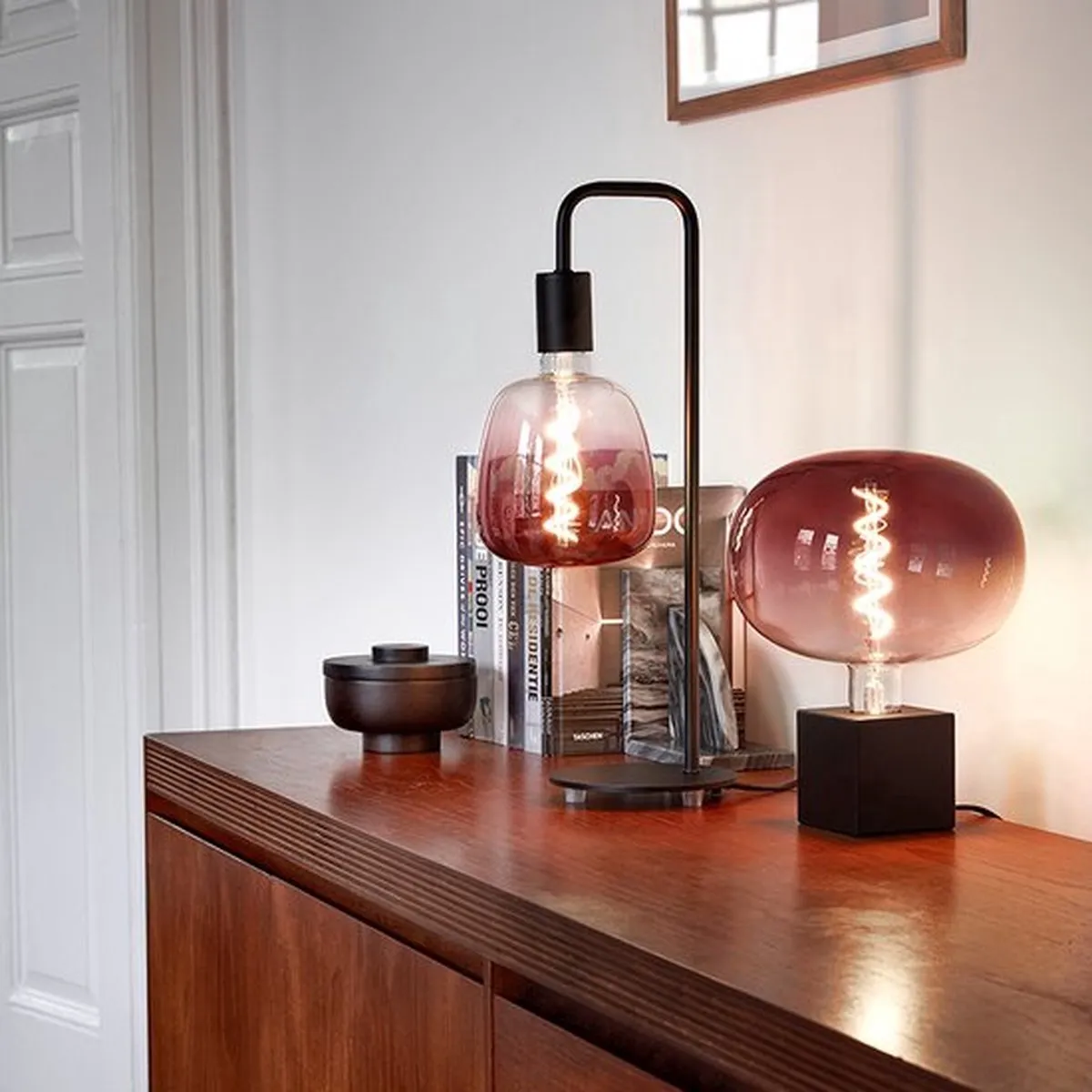 Calex Avesta Colors Marron E27 LED Lamp 5W - Warm Wit 1800K