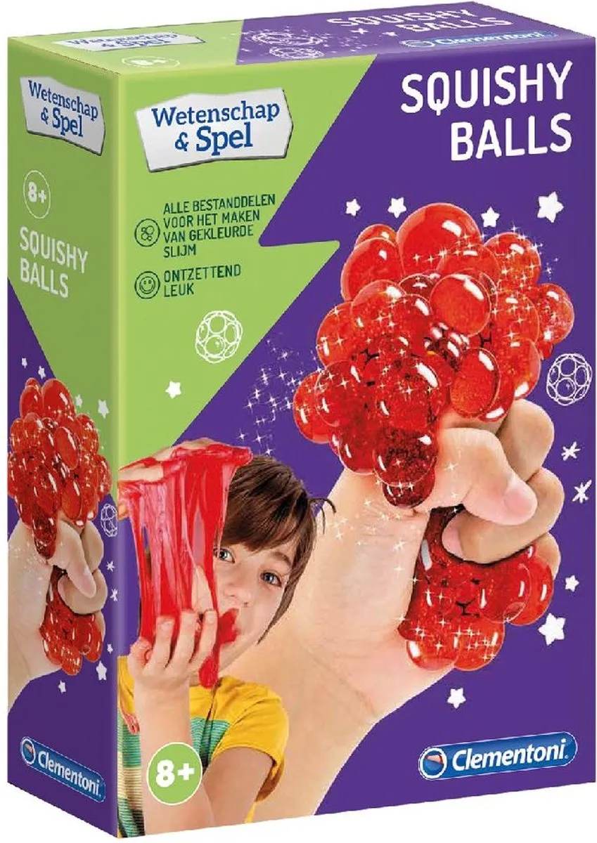 Clementoni Wetenschap & Spel Fun Squishy Ballen Experimenteerset 66950