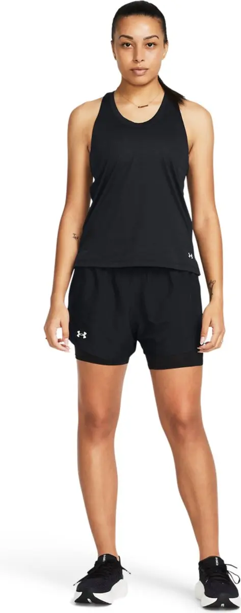 Under Armour UA Fly By 2 Shorts Dames - Zwart M - afbeelding 6 van 6