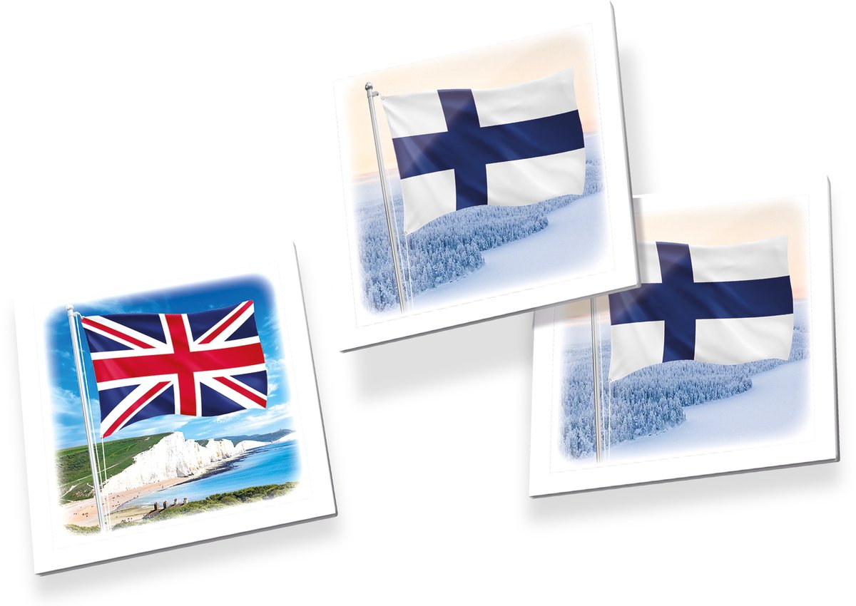 Tactic Memory - Kaartspel - Memo - Vlaggen