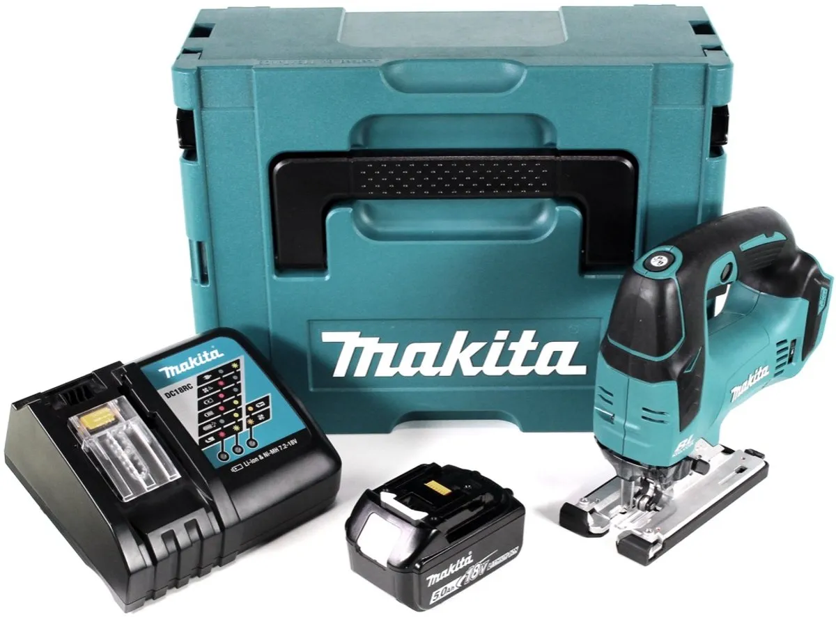Makita DJV182RT1J Decoupeerzaag 18V - 5.0Ah - 3 Bladen - afbeelding 5 van 5