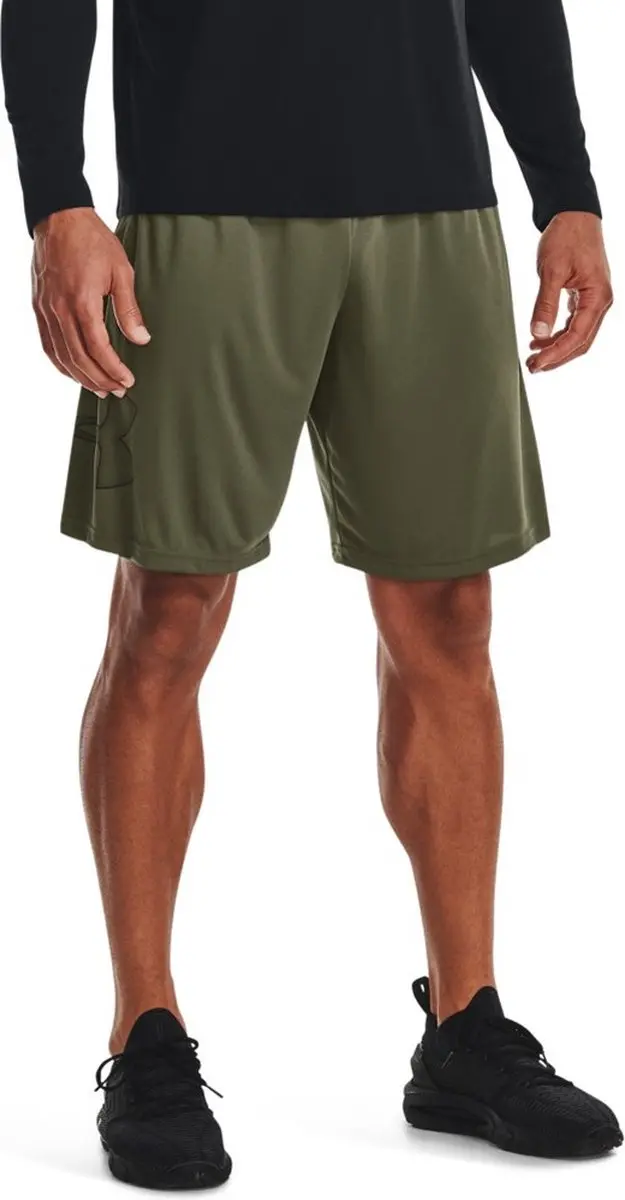 Under Armour UA Tech Graphic Short Heren Sportbroek L - Groen/Zwart