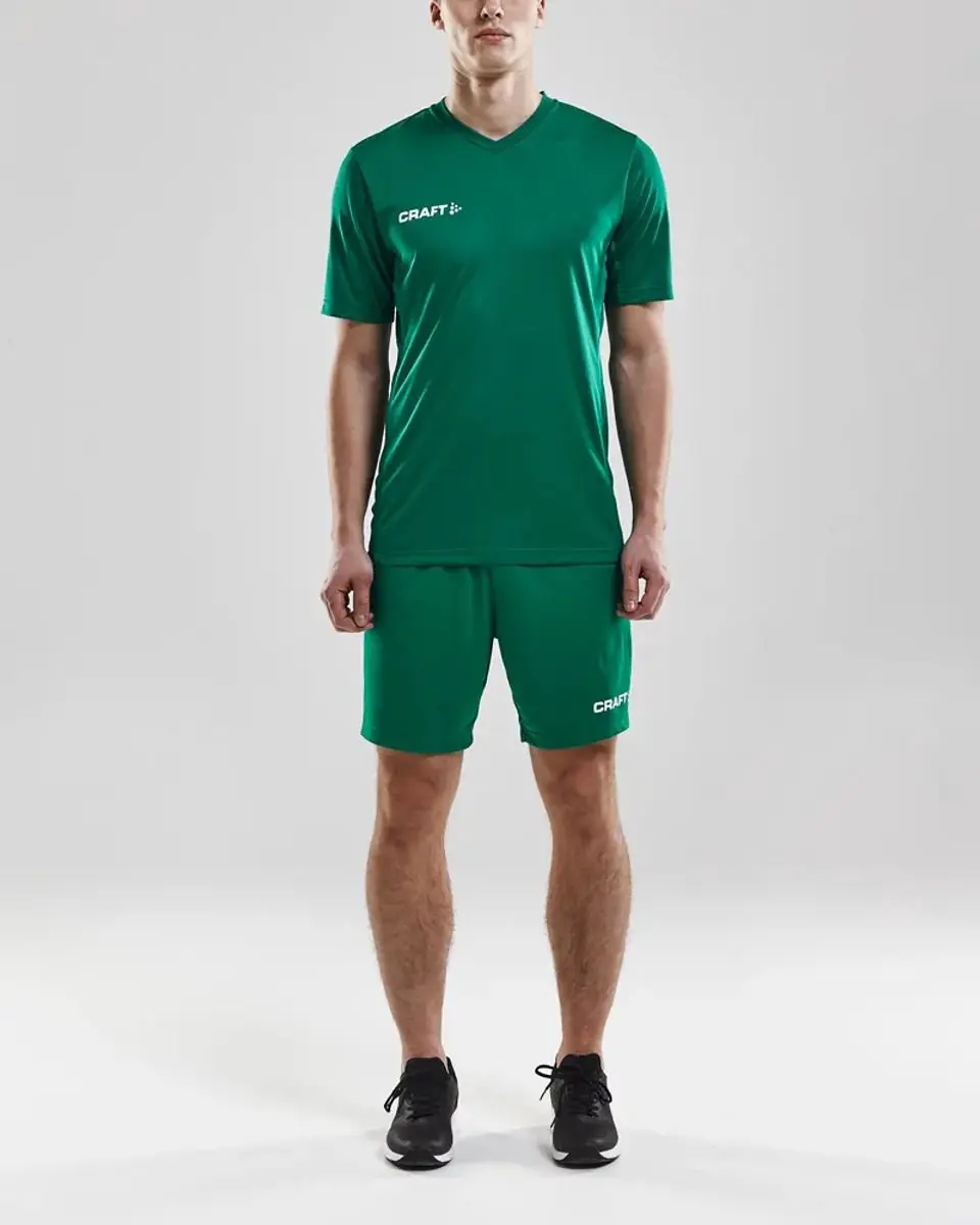 Craft Squad Shirt Korte Mouw Kinderen 158/164 - Donkergroen