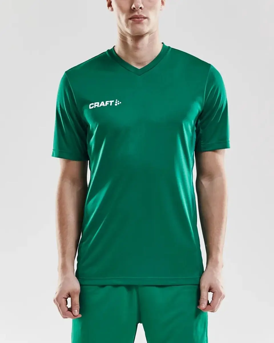 Craft Squad Shirt Korte Mouw Kinderen 158/164 - Donkergroen