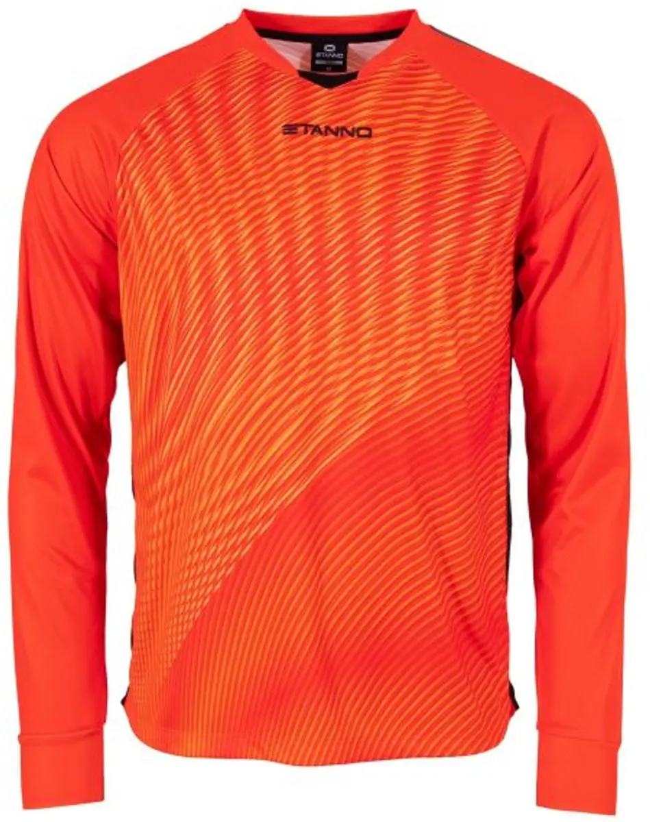 Stanno Vortex Keeper Shirt Long Sleeve - 128 - Oranje/Zwart