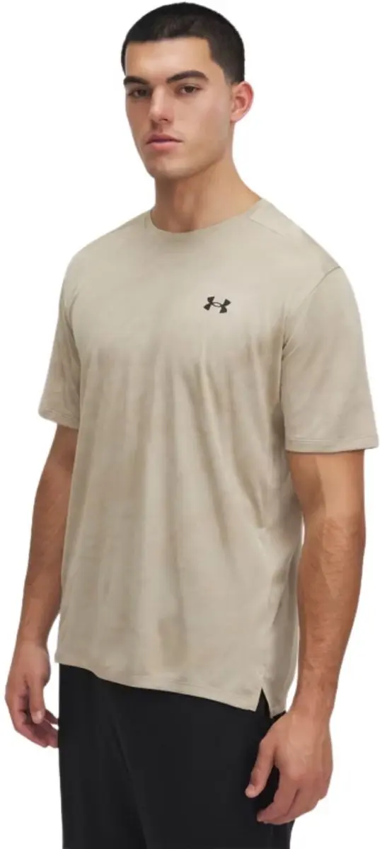 Under Armour Tech Vent Jacquard Sportshirt - Heren XL Khaki