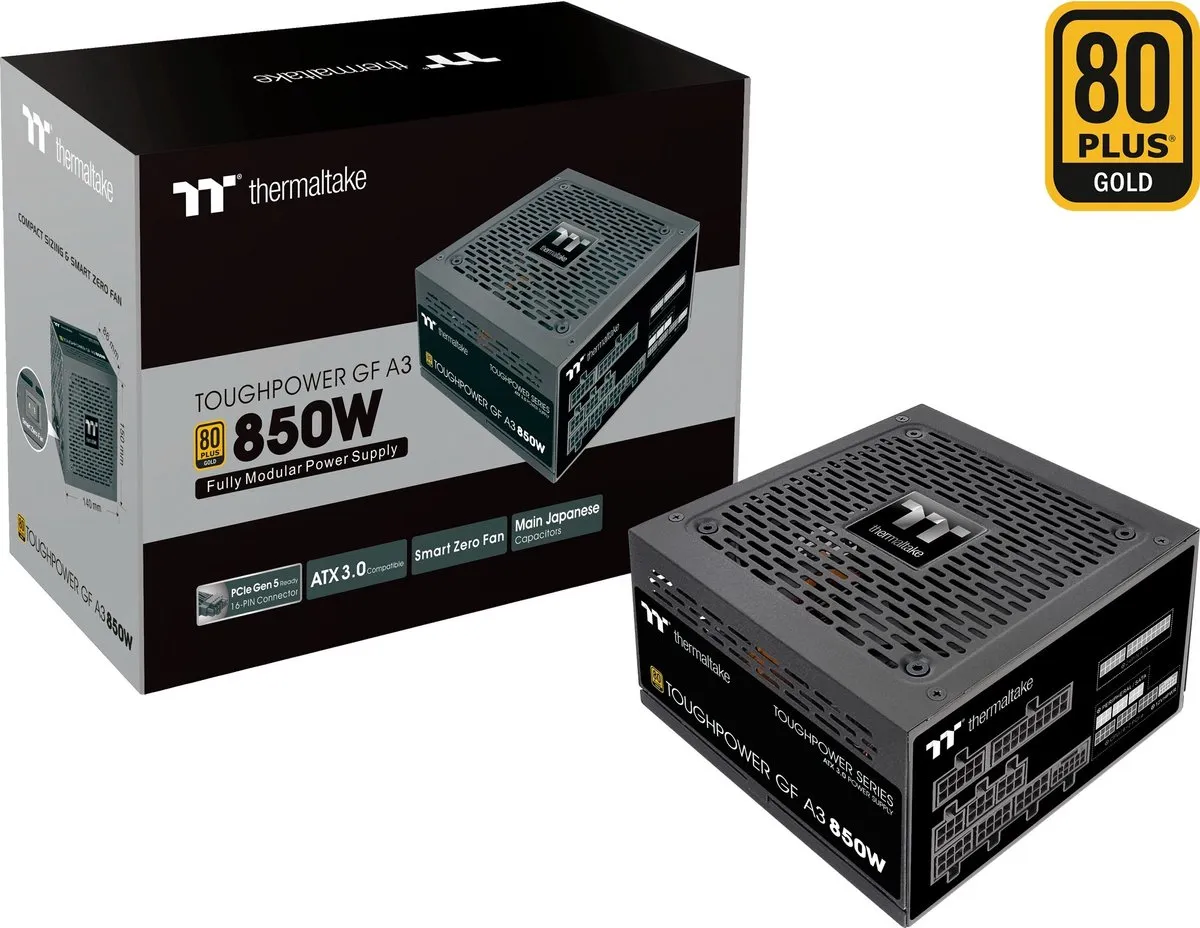 Thermaltake Toughpower GF A3 GEN 5 850W - Fully Modular - PS-TPD-0850FNFAGE-H
