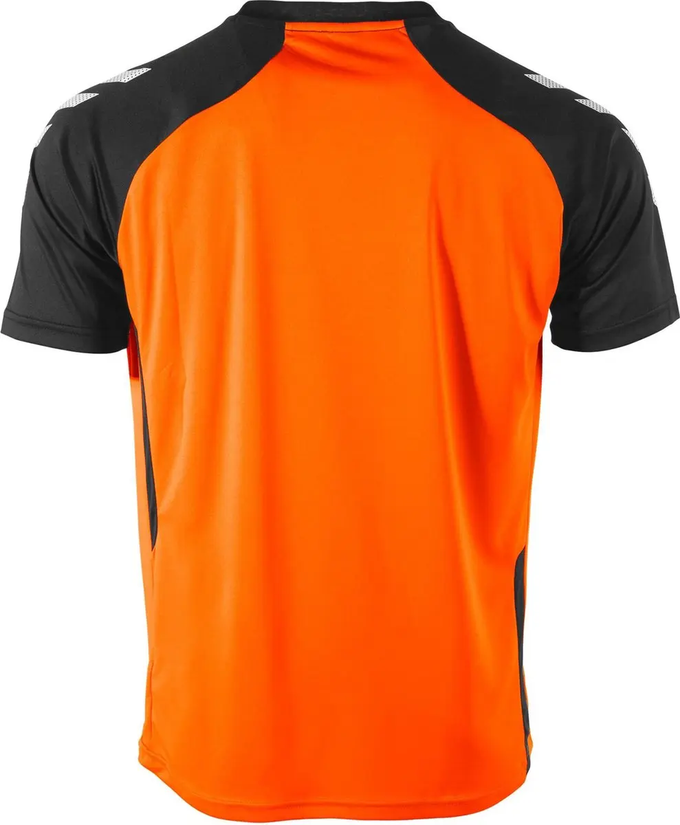 Hummel Aarhus Sportshirt Kids - Maat 140 - Oranje
