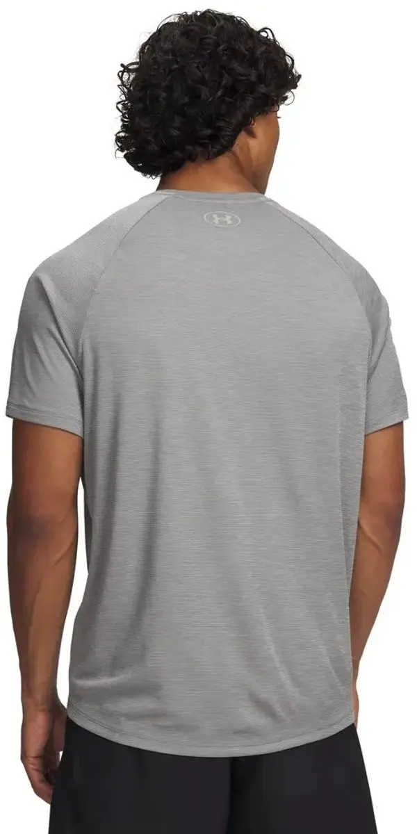 Under Armour Tech Textured SS Heren T-shirt - Groen