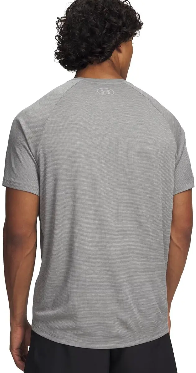 Under Armour Tech Textured SS Heren T-shirt - Groen