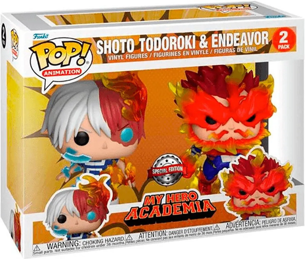 Funko My Hero Academia POP! 2-Pack Endeavor & Todoroki 9cm