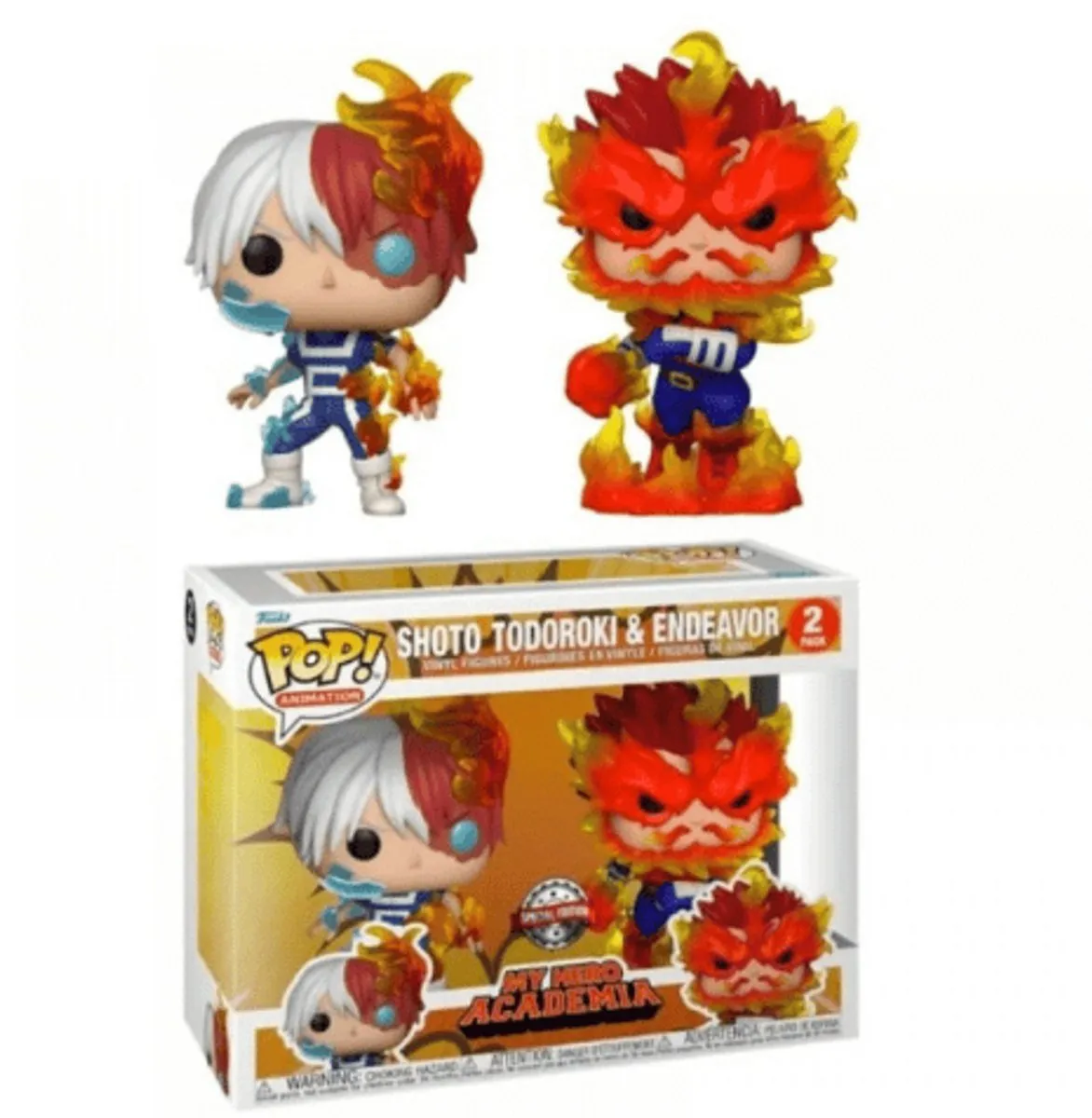 Funko My Hero Academia POP! 2-Pack Endeavor & Todoroki 9cm