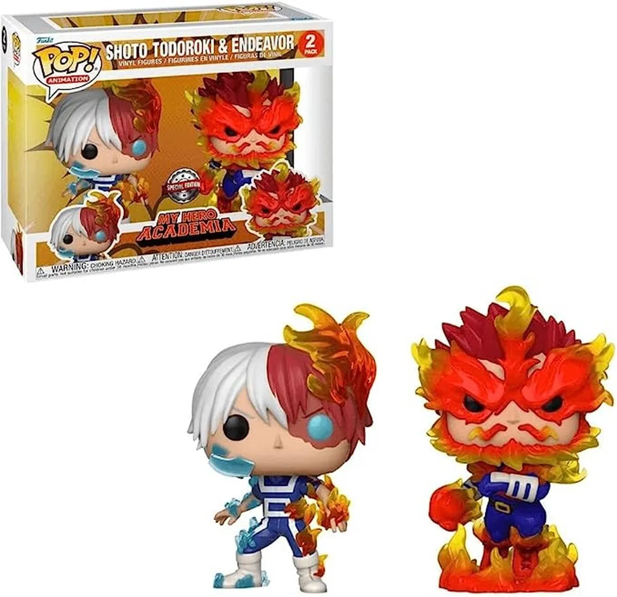 Funko My Hero Academia POP! 2-Pack Endeavor & Todoroki 9cm