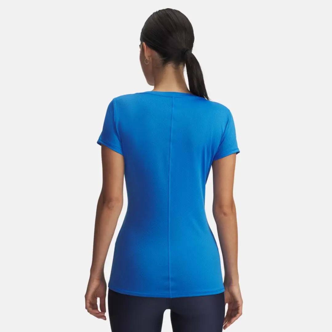 Under Armour Tech Mesh SS T-Shirt - Vrouwen M - Blauw