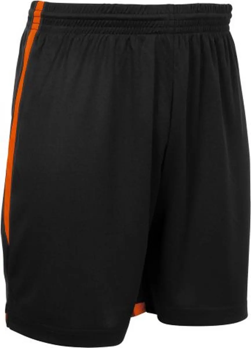 Stanno Focus Short Sportbroek L - Zwart/Oranje