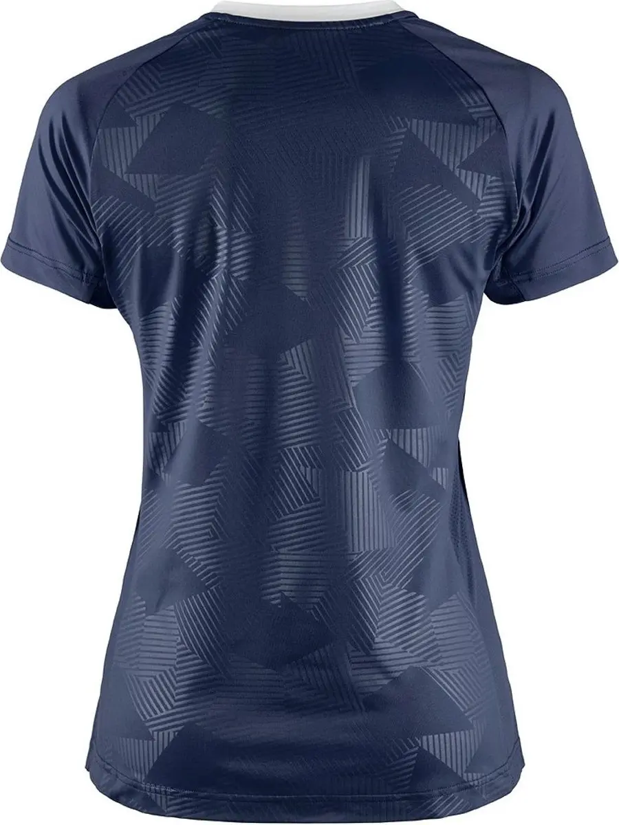 Craft Premier Solid Shirt Dames Korte Mouw - Marine S