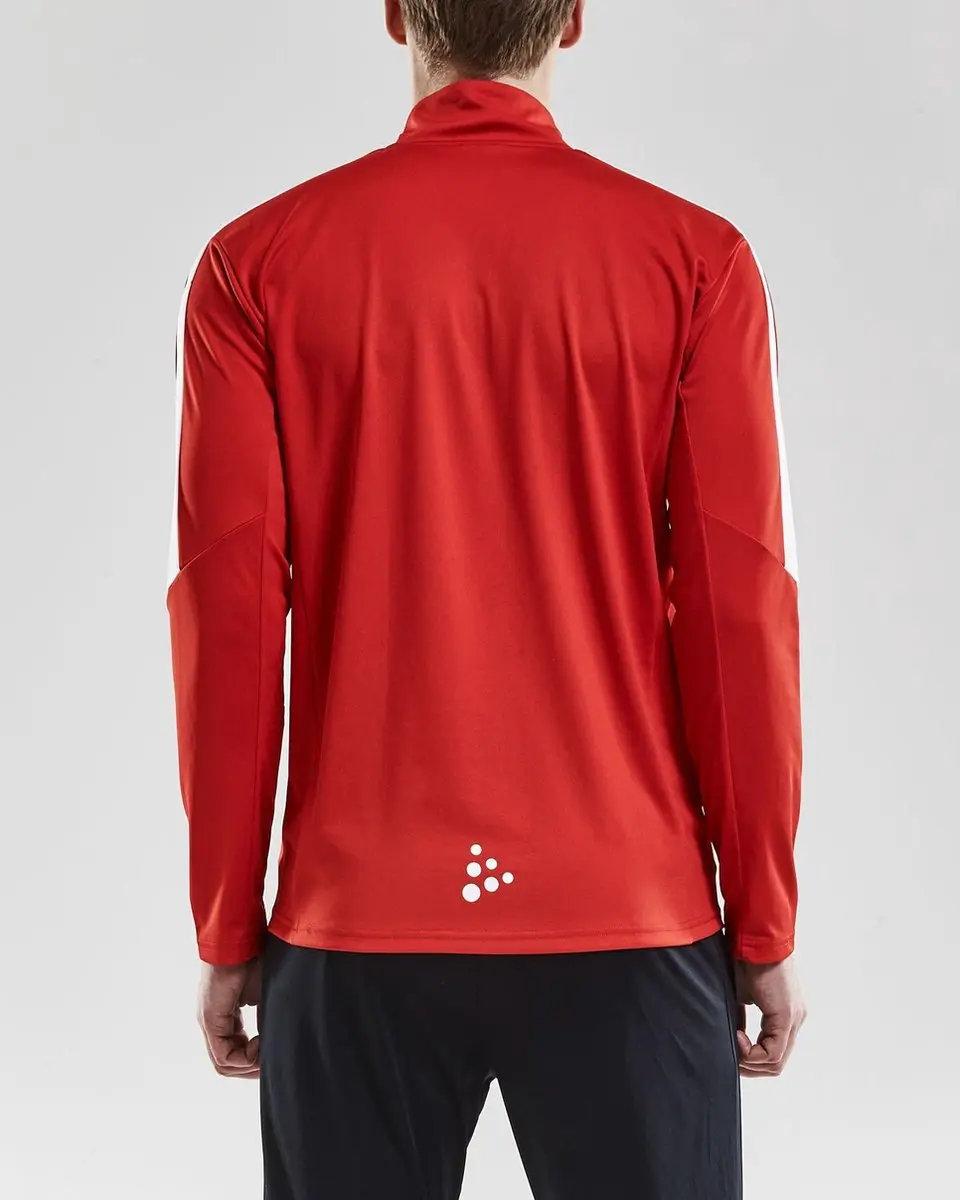 Craft Progress Halfzip LS Sportshirt M - Rood/Wit