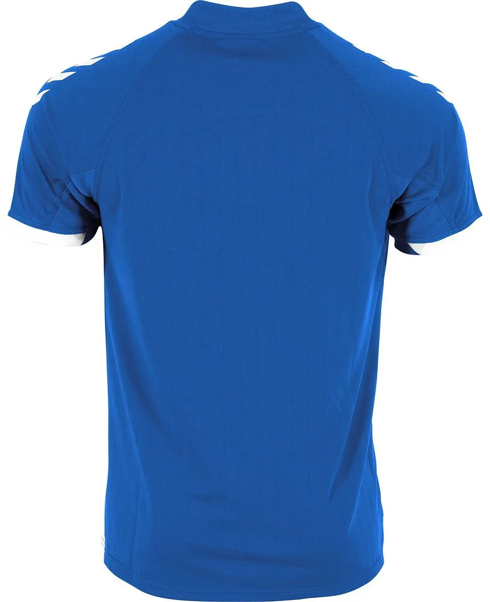 Hummel Fyn Shirt Heren - Royal/Wit S