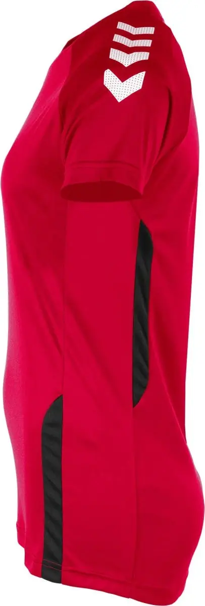 hummel Authentic Tee Sportshirt Dames - XS - Rood
