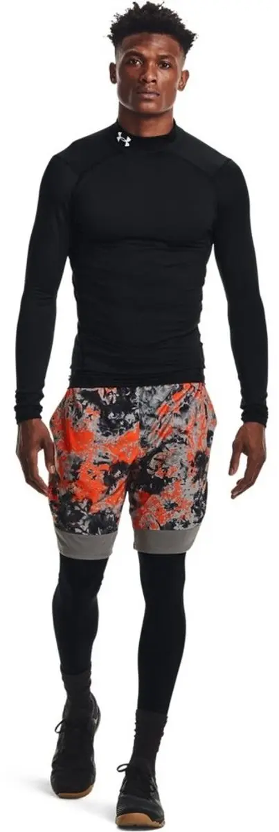 UA CG Armour Comp Mock-Black / / White