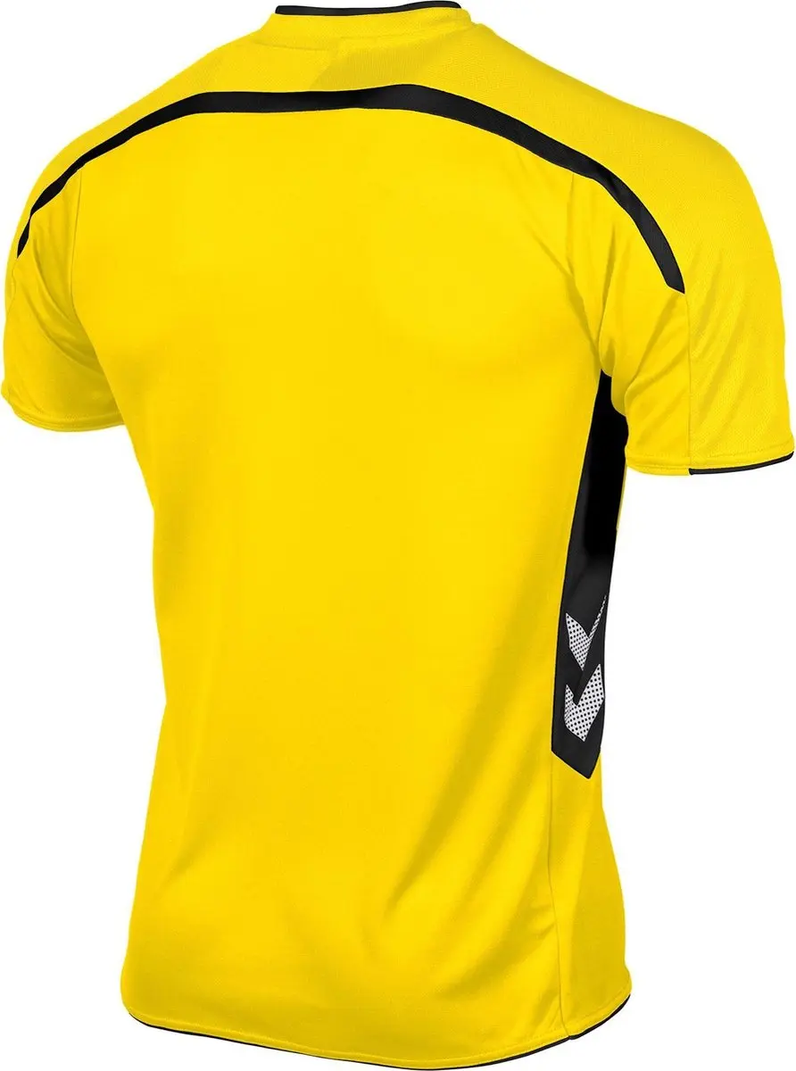 Hummel Preston S/S Sportshirt - Maat 152 - Geel