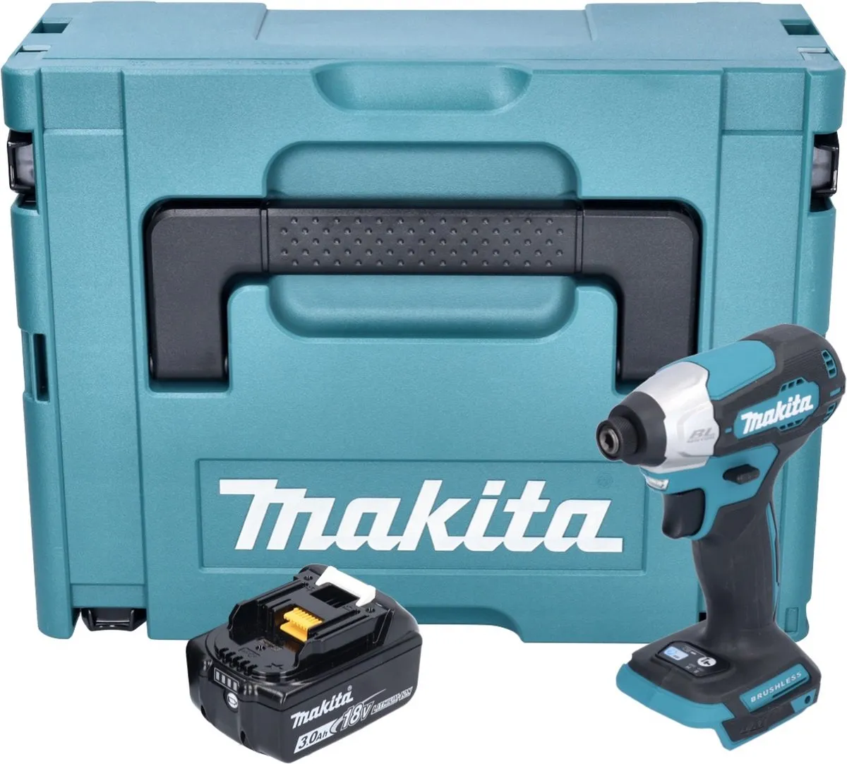 Makita DTD 157 F1J Slagmoersleutel 18V 140Nm - 1x 3,0Ah Accu - afbeelding 2 van 5