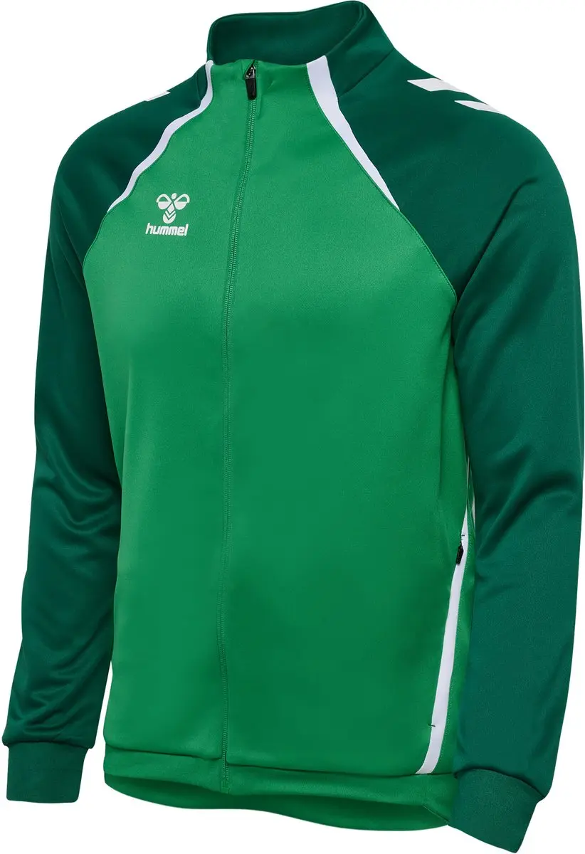 Hummel Hmllead 2.0 Track Zip Jacket 223772 - XL - Jelly Bean/Evergreen