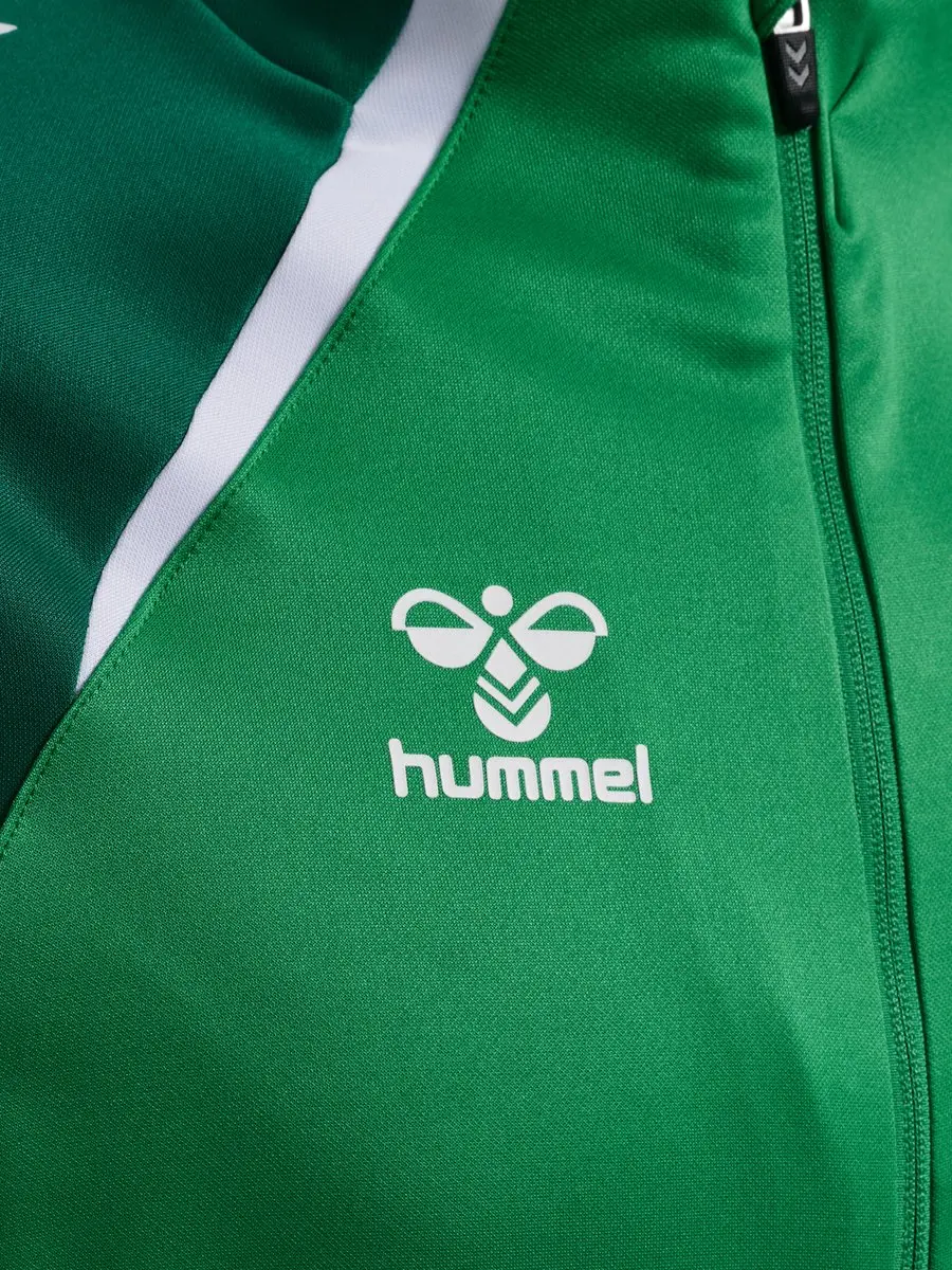 Hummel Hmllead 2.0 Track Zip Jacket 223772 - XL - Jelly Bean/Evergreen