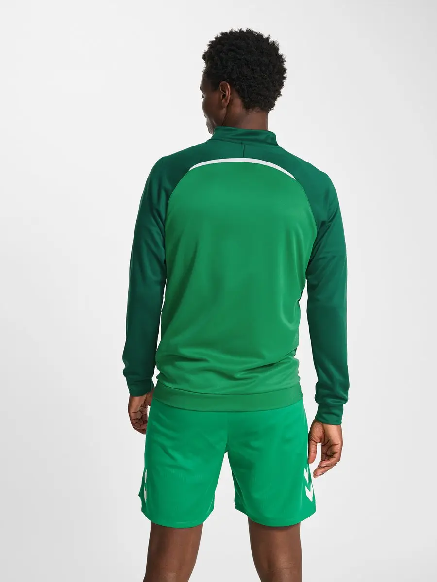 Hummel Hmllead 2.0 Track Zip Jacket 223772 - XL - Jelly Bean/Evergreen - afbeelding 6 van 6