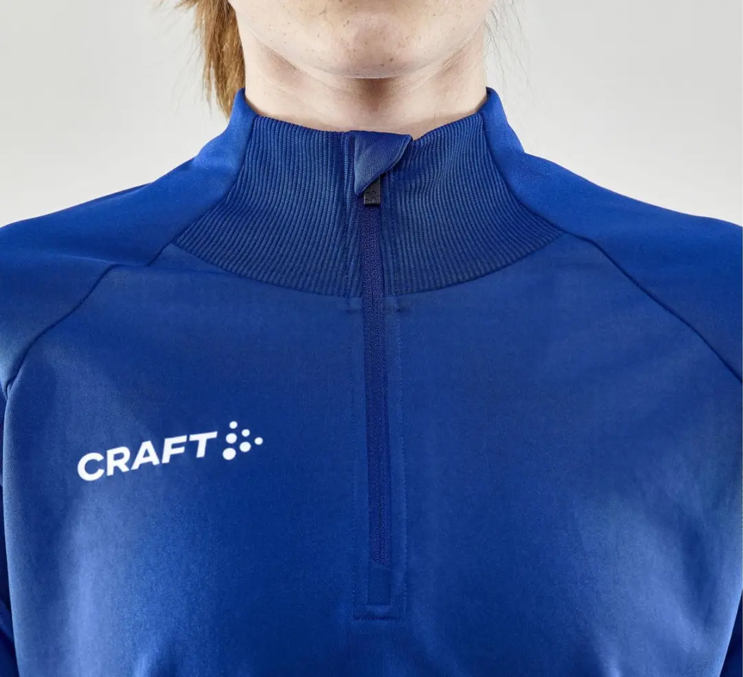 Craft Evolve Halfzip Longsleeve Dames - Maat L - Blauw