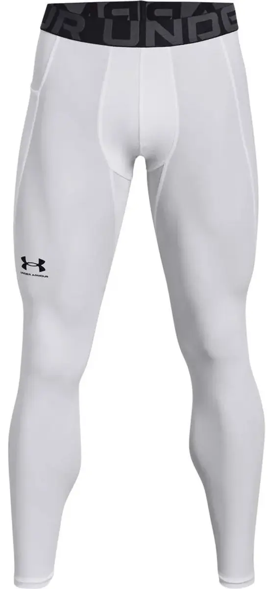 Under Armour HeatGear Legging Heren 1361586 - XS - Wit