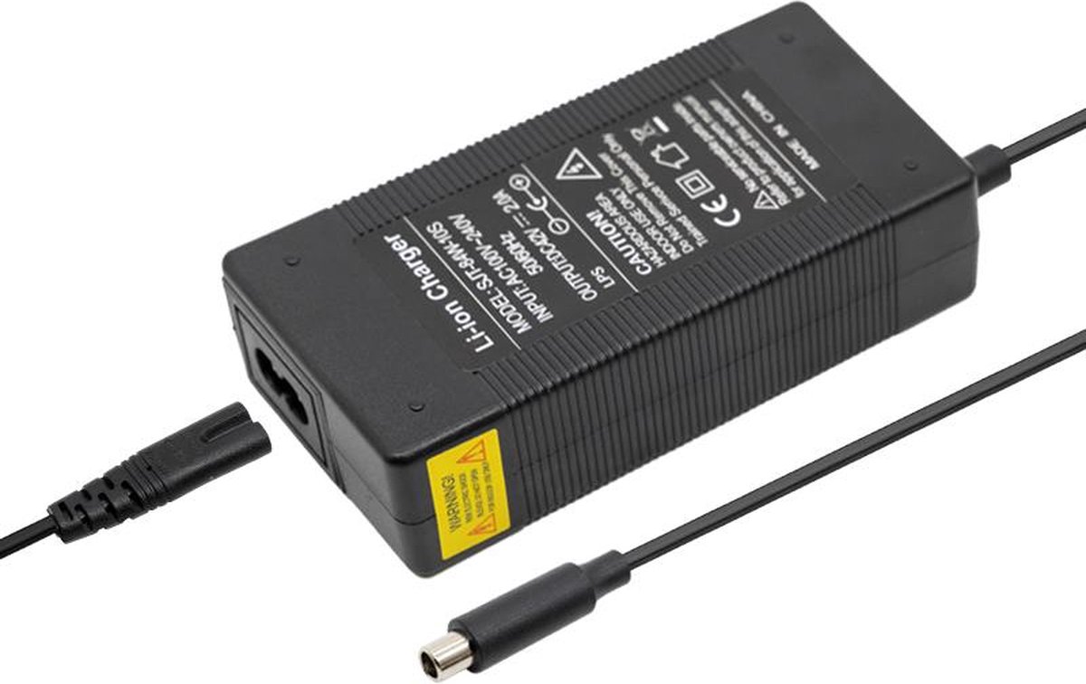 Xiaomi E-wheel Oplader 36V 42V 2A - DC 8mm - Geforceerde ventilatie