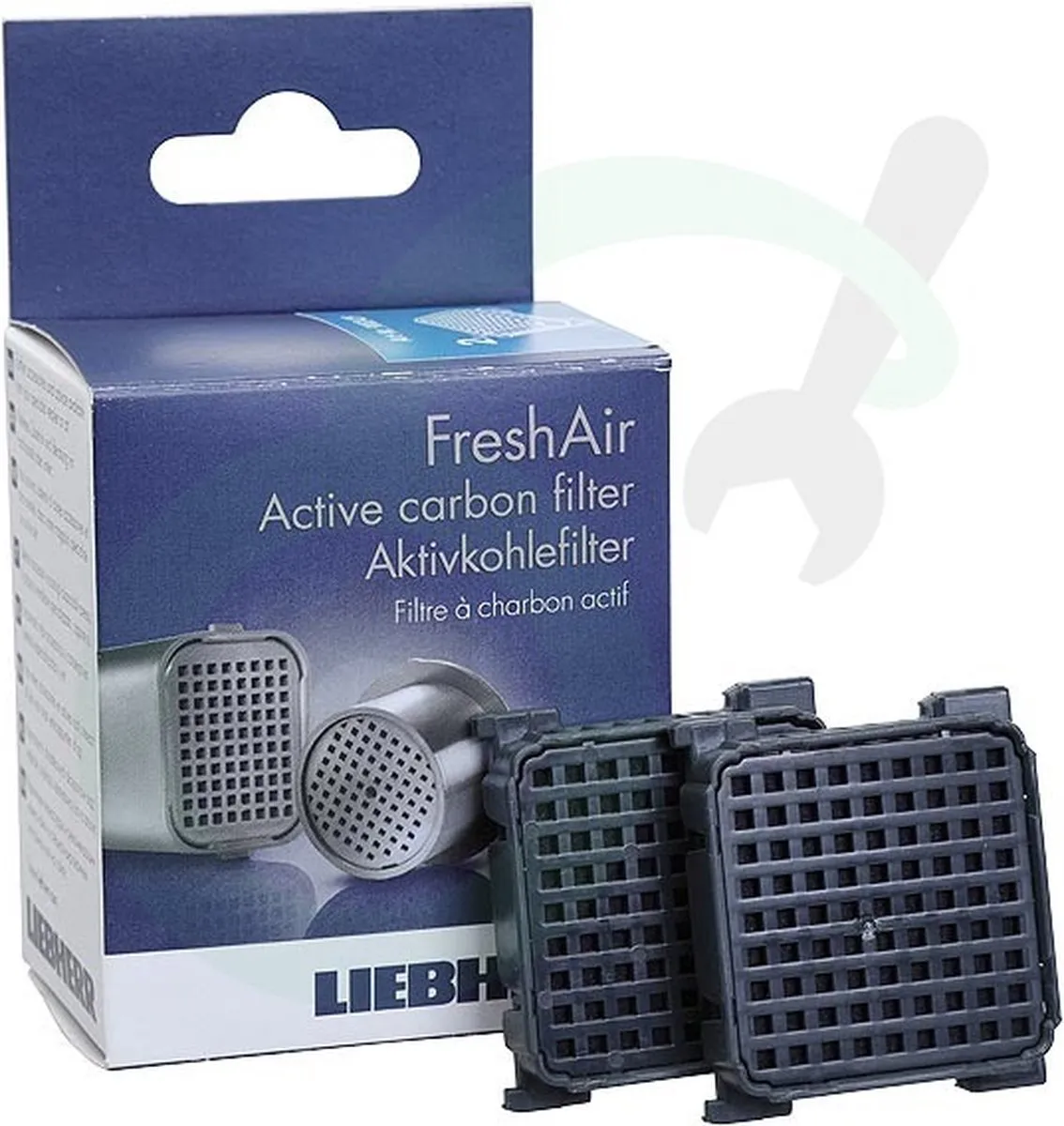 Liebherr FreshAir filt.2x Koelkastluchtfilters - 2 Stuks - Blauw/Grijs
