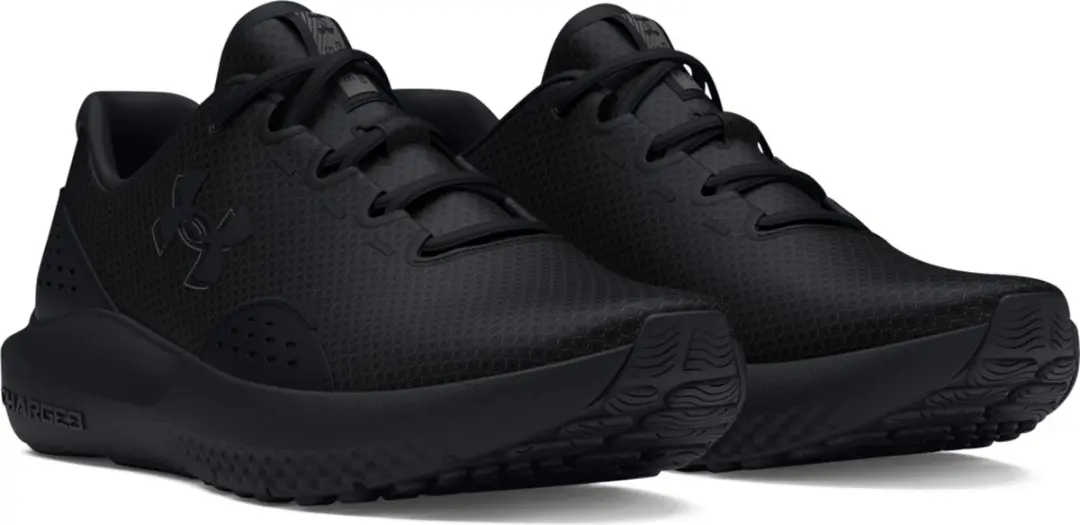 Under Armour UA Charged Surge 4-BLK Heren Sportschoenen - Zwart