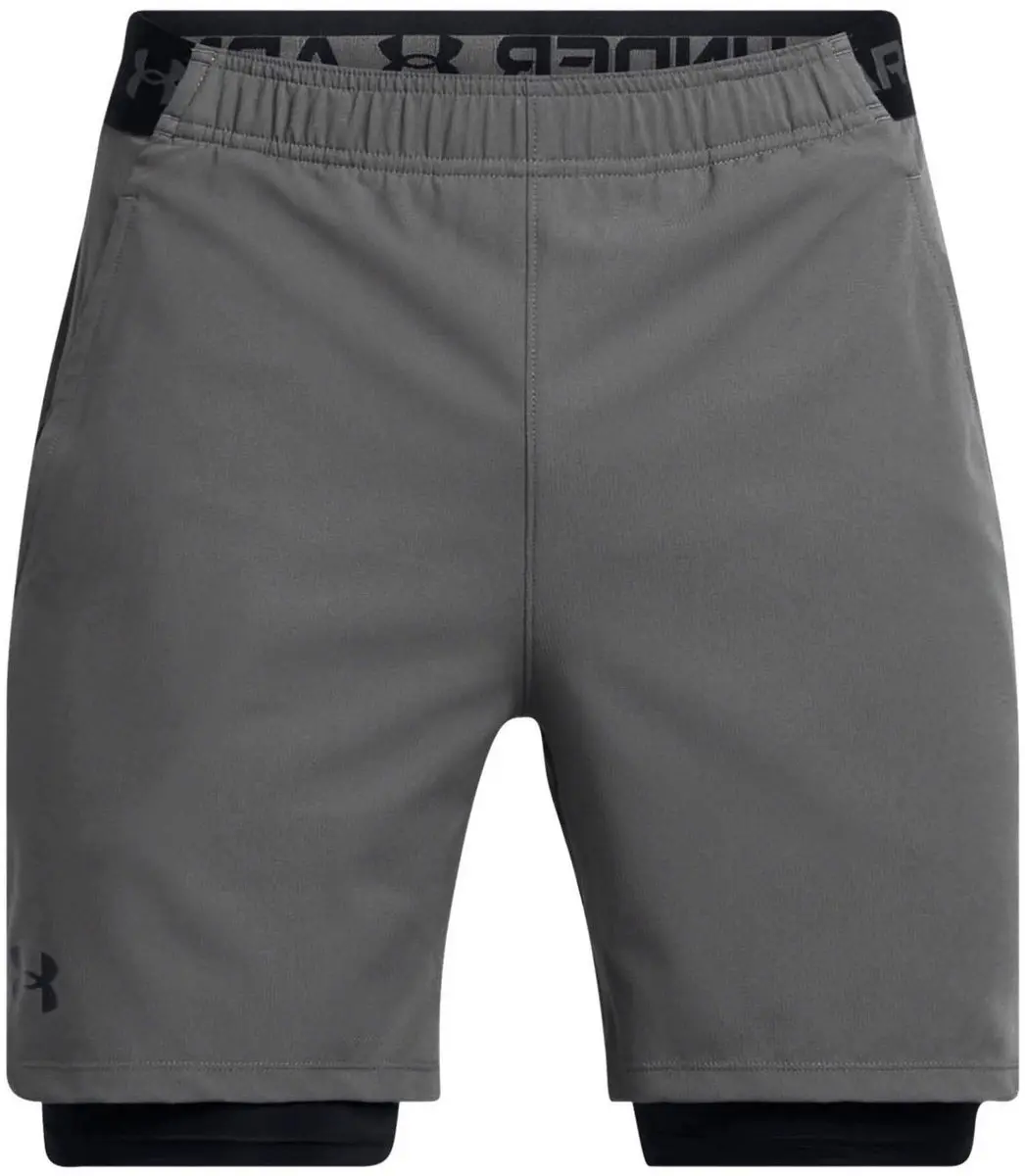 Under Armour Vanish Woven 2-in-1 Short Heren - L - Donkergrijs