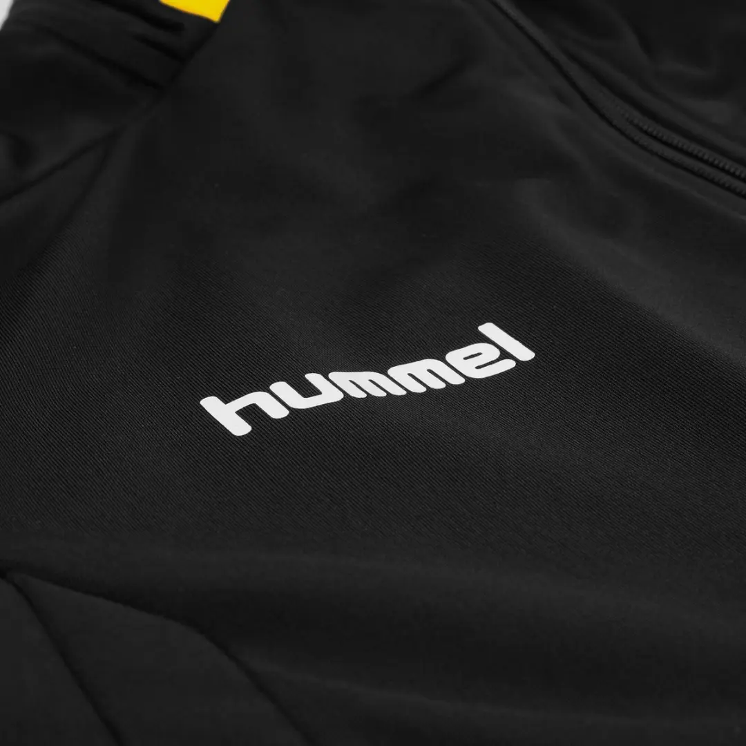 Hummel Authentic Poly FZ Sportvest - Geel - Maat XL - afbeelding 6 van 6