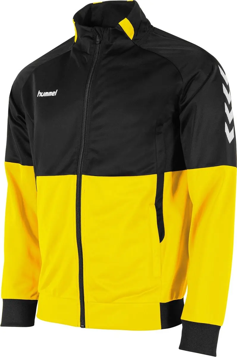 Hummel Authentic Poly FZ Sportvest - Geel - Maat XL