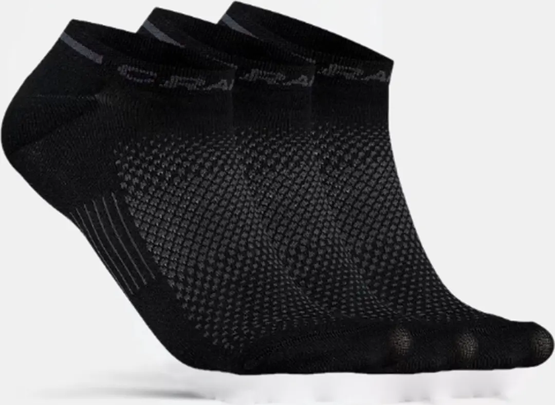 Craft Sneaker Sportsokken - 3 Stuks - Black