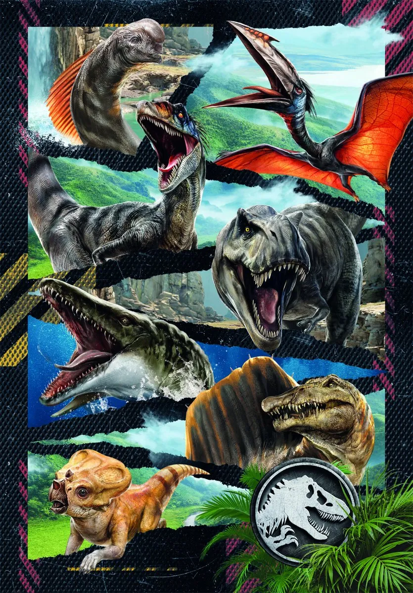 Clementoni Jurassic World Puzzel 300 Stukjes - Multikleur - afbeelding 6 van 6