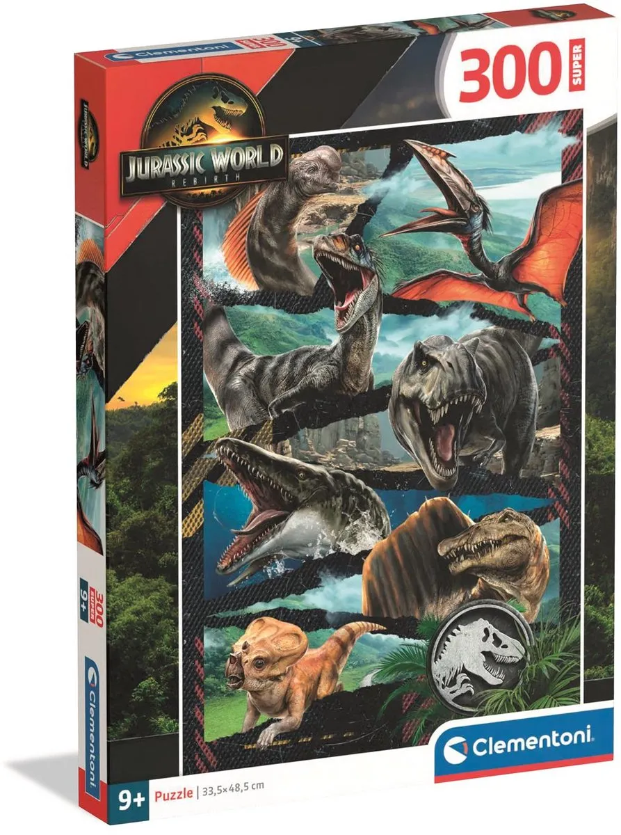 Clementoni Jurassic World Puzzel 300 Stukjes - Multikleur