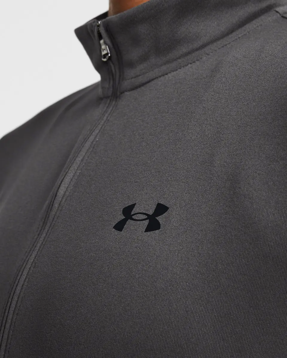 Under Armour Tech 1/2 Zip Dames Sporttrui - Castlerock/Zwart
