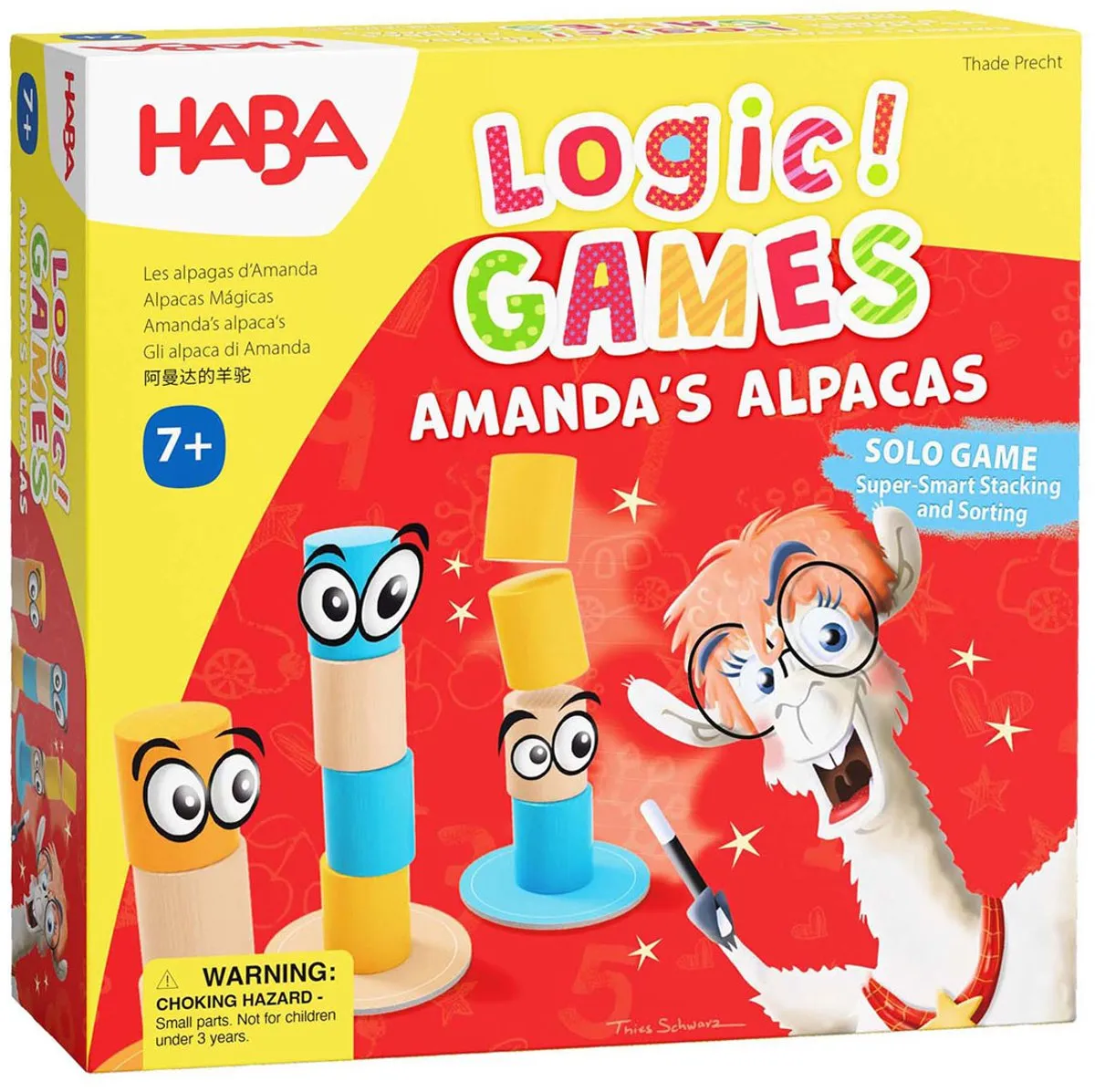Haba Amanda's Alpaca's Denkspel - 1 Stuks - Multicolor - afbeelding 6 van 6