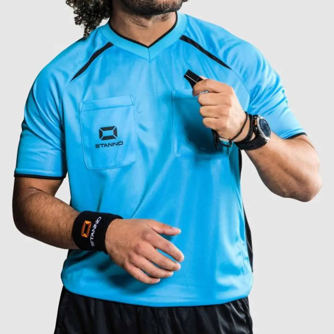 Stanno Bergamo Referee T-Shirt II - XXXL - Blauw - afbeelding 6 van 6