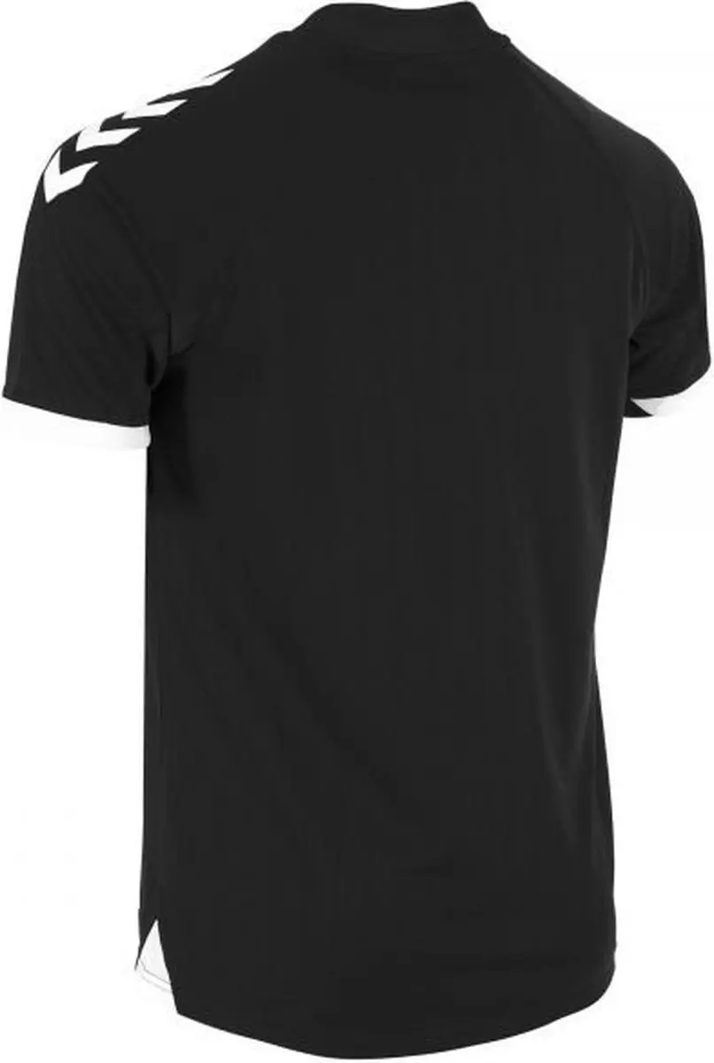 Hummel Fyn Shirt Heren - Korte mouwen - Zwart/Wit M - afbeelding 6 van 6