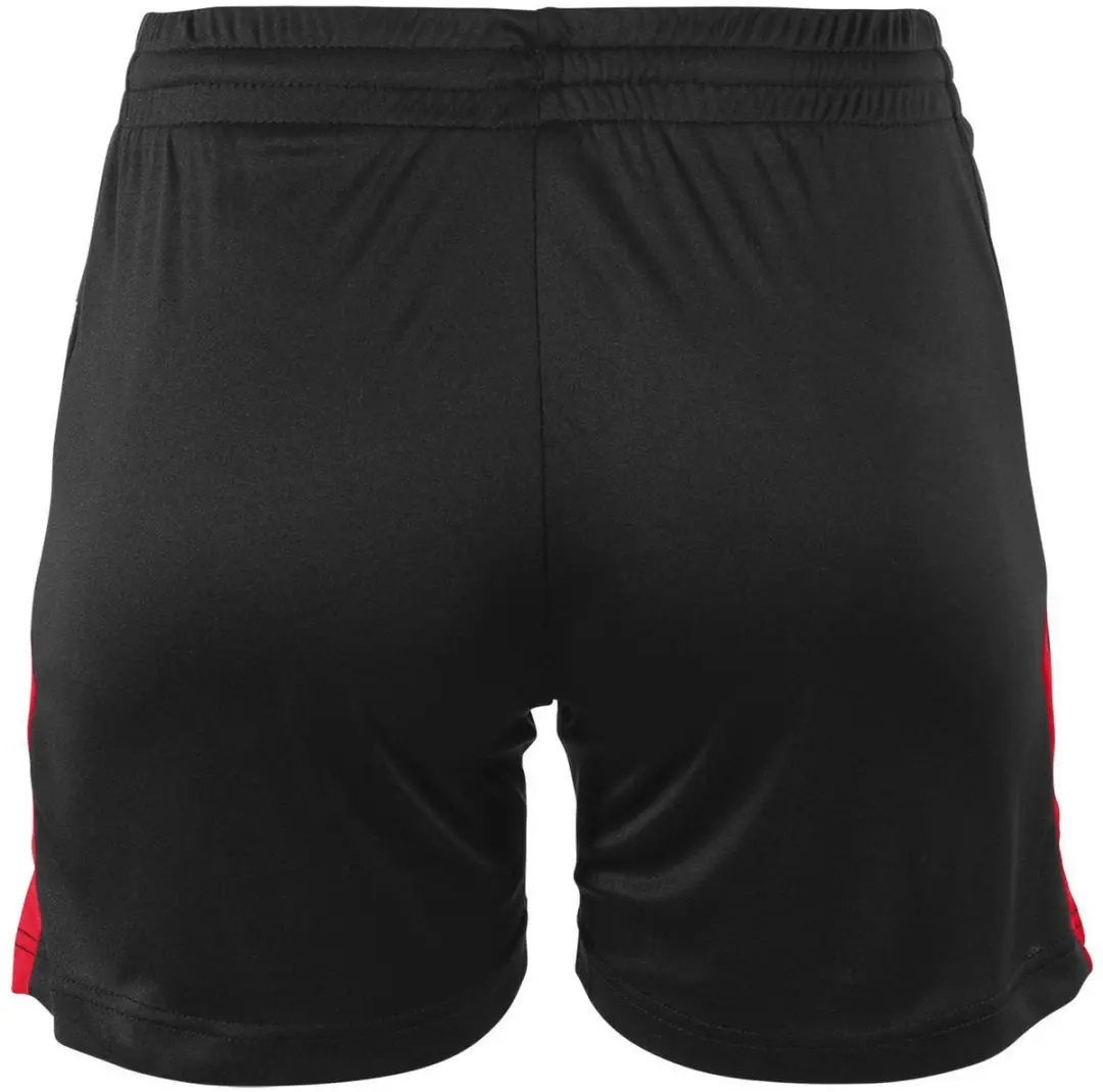 Hummel Aarhus Shorts Sportbroek Dames M - Zwart/Rood - afbeelding 6 van 6