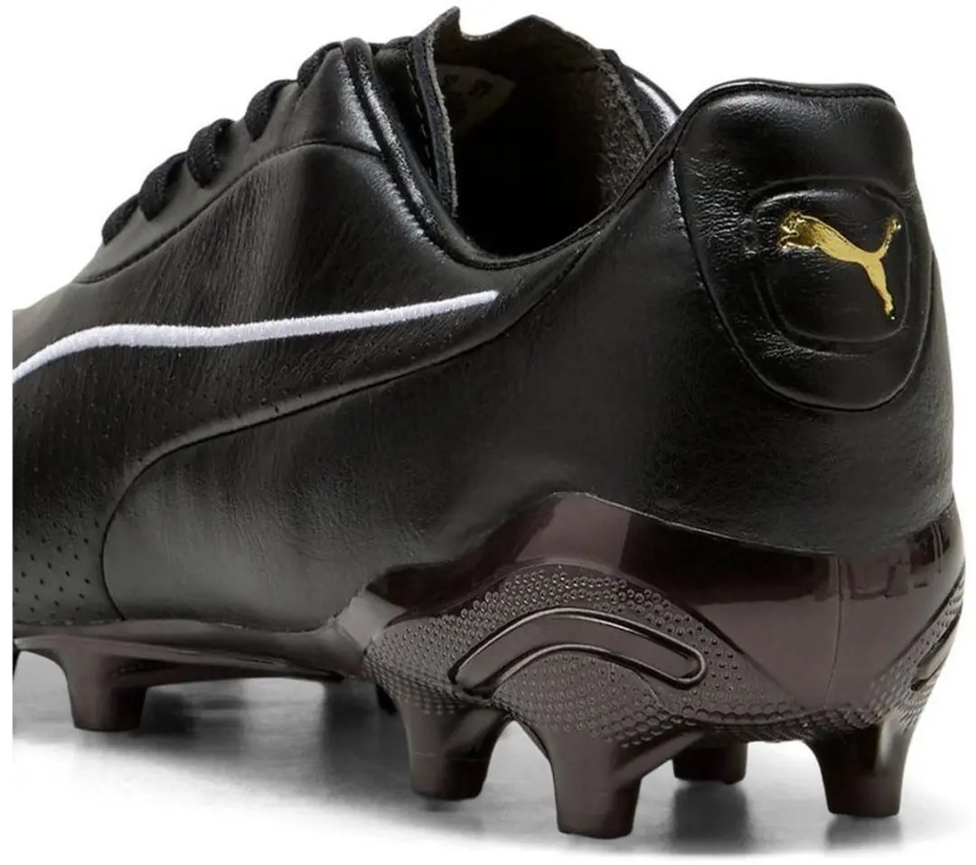 PUMA King Platinum FG/AG Voetbalschoenen 42 - Zwart/Goud