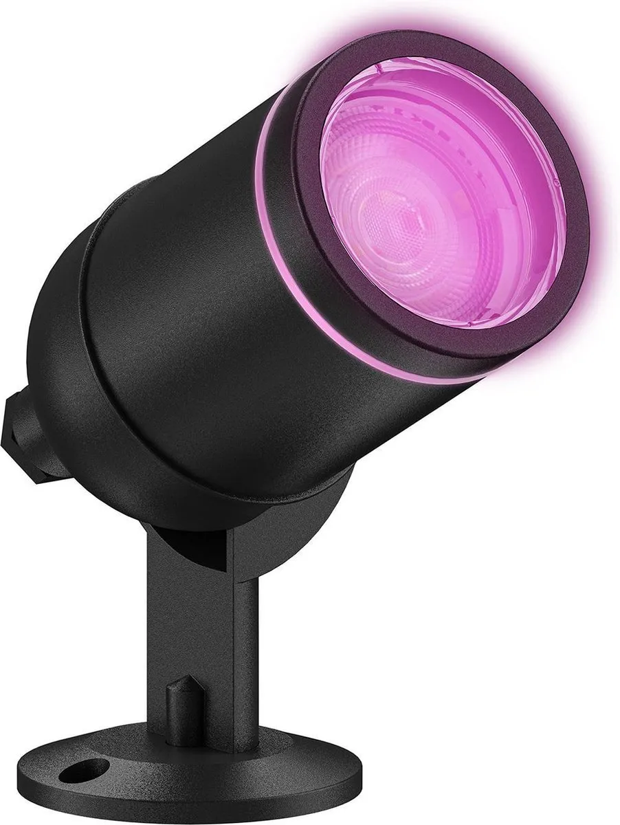 Calex Smart Outdoor LED Grondspot RGB/Wit 4W - Zwart