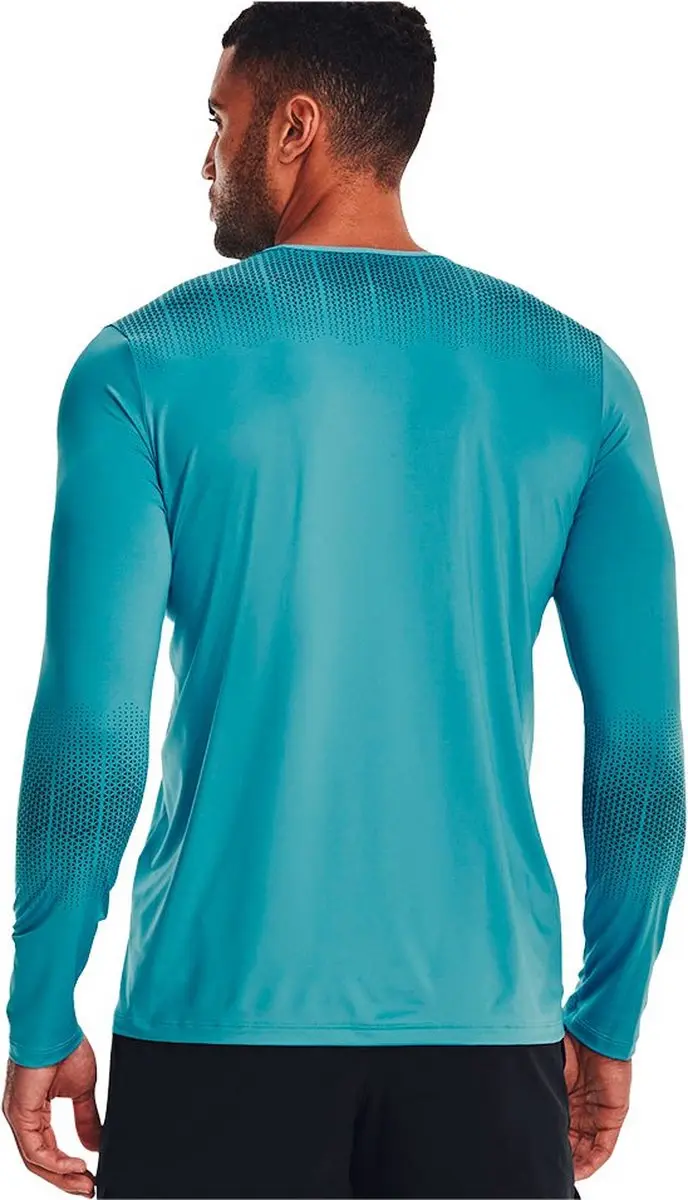 Under Armour Armourprint Ls - M - Glacier Blue/Downpour Gray - 2 Stuks